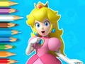 Jwèt Liv koloran: Young Princess Peach  sou entènèt