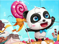 Jwèt Sou entènèt jwèt Jigsaw Puzzle: Panda Candy World  sou entènèt