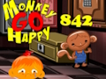 Jwèt Monkey Go Happy Etap 842  sou entènèt