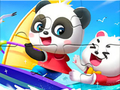Jwèt Sou entènèt jwèt Jigsaw Puzzle: Baby Panda Sailing  sou entènèt