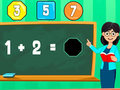Jwèt Egzamen Kids: Ann aprann kèk ekwasyon matematik 2  sou entènèt