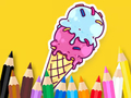 Jwèt Liv koloran: Cool Ice Cream  sou entènèt