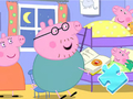Jwèt Sou entènèt jwèt Jigsaw Puzzle: Peppa dòmi istwa  sou entènèt