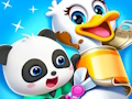 Jwèt Sant swen ti bebe panda bèt kay  sou entènèt
