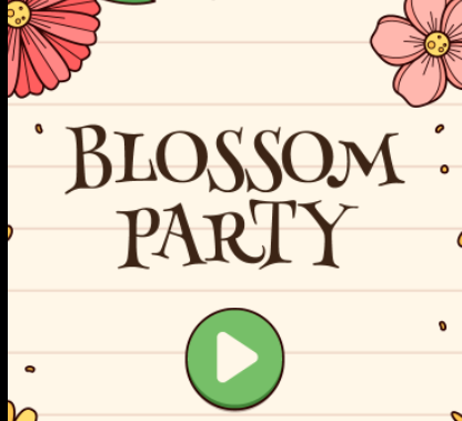 Jwèt Jwèt Blossom Pati  sou entènèt