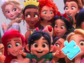 Jwèt Jigsaw devinèt: Disney Princess Fanmi foto sou entènèt