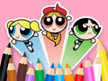 Jwèt Liv koloran: Powerpuff Girls yo  sou entènèt