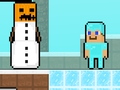 Jwèt Download jwèt la Noob vs Pro Snowman  sou entènèt