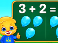 Jwèt Egzamen Kids: Ann aprann kèk ekwasyon matematik 3  sou entènèt