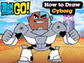 Jwèt Teen Titans Go! Ki jan yo desine siborg  sou entènèt