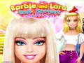 Jwèt Jwèt Barbie ak Lara tapi wouj defi  sou entènèt