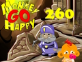 Jwèt Monkey Go Happy Etap 260  sou entènèt