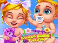 Jwèt Sou entènèt jwèt Twins ti bebe ki fèk fèt dous  sou entènèt