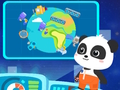 Jwèt Sou entènèt jwèt Little panda espas vwayaj  sou entènèt