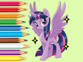 Jwèt Liv koloran: Twilight Sparkle  sou entènèt