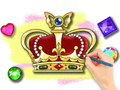 Jwèt Liv koloran: Royal Crown  sou entènèt
