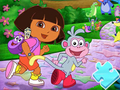 Jwèt Sou entènèt jwèt Jigsaw Puzzle: Dora Explorer a  sou entènèt