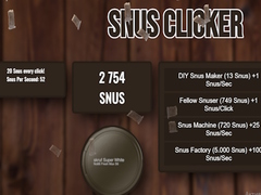 Jwèt Snus clicker sou entènèt