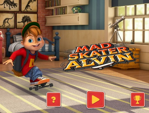 Jwèt Fache patineur Alvin  sou entènèt