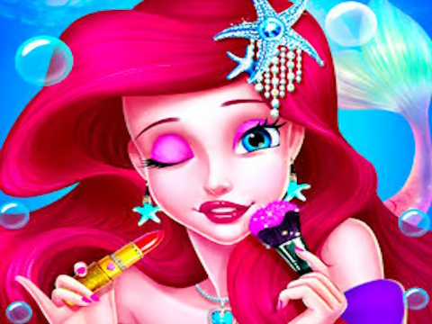 Jwèt Sou entènèt jwèt Makiyaj sirèn Princess Bote  sou entènèt