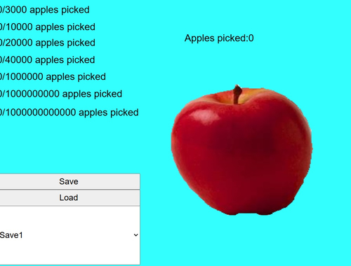 Jwèt Wouj Apple Clicker  sou entènèt