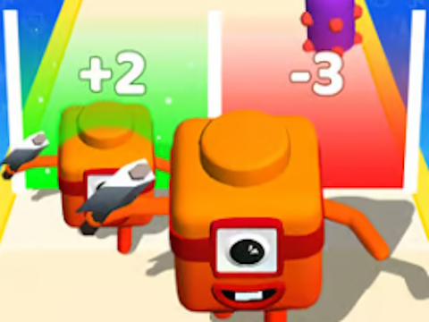 Jwèt Merge Number Cube: 3D Run jwèt  sou entènèt