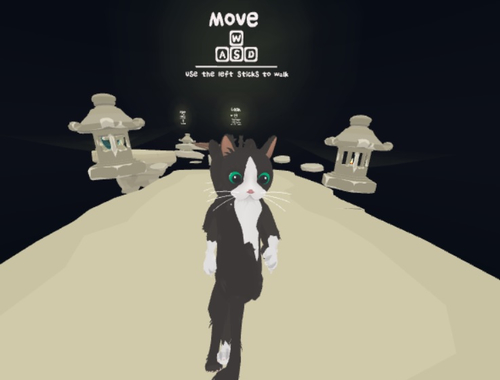 Jwèt Jwèt Cat Warrior Parkour  sou entènèt