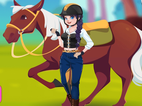 Jwèt Jwèt Girly Equestrian  sou entènèt