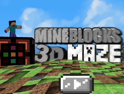 Jwèt MineBlocks 3D labirent  sou entènèt