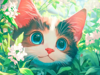 Jwèt Jwèt Devinèt tèt: chat inosan  sou entènèt
