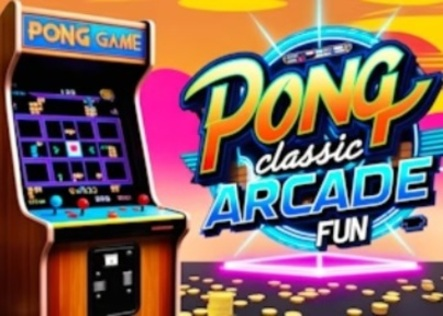 Jwèt Pong jwèt klasik Arcade plezi!  sou entènèt