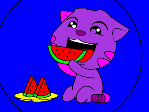 Jwèt Liv koloran Talking Tom  sou entènèt