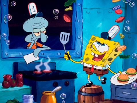 Jwèt Sou entènèt jwèt Sponjbob Jwenn diferans ki genyen  sou entènèt