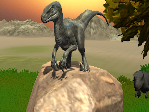 Jwèt Sou entènèt jwèt Dino similatè vil atak  sou entènèt