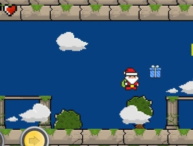 Jwèt Sou entènèt jwèt Retro Santa  sou entènèt