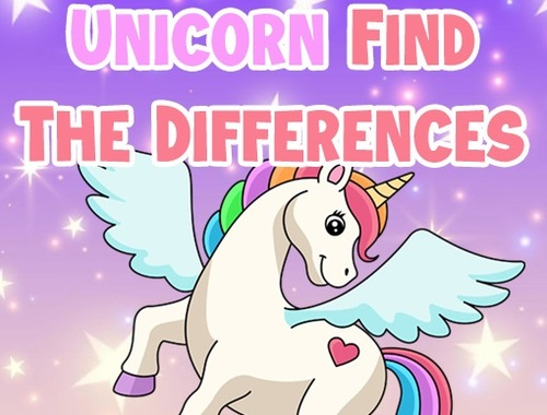 Jwèt Sou entènèt jwèt Unicorn Jwenn diferans ki genyen  sou entènèt