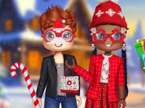 Jwèt Sou entènèt jwèt Roblox Nwèl Dressup  sou entènèt