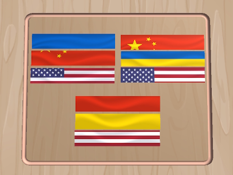 Jwèt Flag Puzzle Jam: Kolekte drapo  sou entènèt