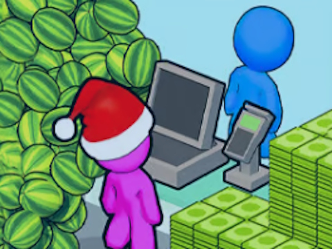 Jwèt Idle mwen Mart Empire tycoon sou entènèt