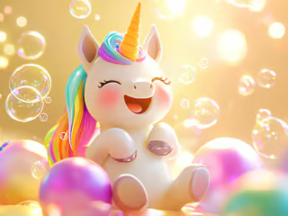 Jwèt Jigsaw Puzzle: Likorn Bubble Plezi  sou entènèt