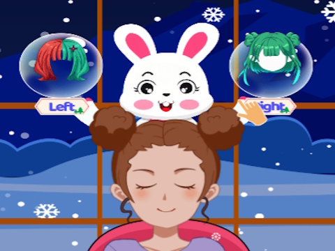 Jwèt Goch oswa dwa - Nwèl Dressup  sou entènèt