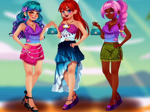 Jwèt Sou entènèt jwèt Girly Mermaid Nwayo  sou entènèt