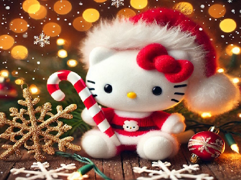Jwèt Sou entènèt jwèt Hello Kitty Nwèl devinèt  sou entènèt