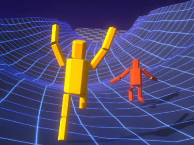 Jwèt Ragdoll Runner: Kouri, men pa kraze!  sou entènèt