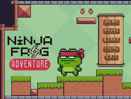 Jwèt Jwèt Ninja krapo avanti  sou entènèt