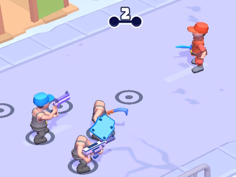 Jwèt Squad Assembler: Wouj vs Blue  sou entènèt