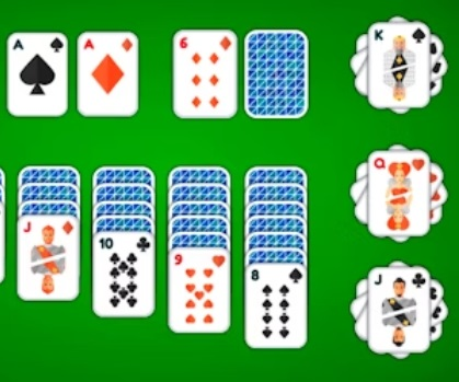 Jwèt Klondike solitèr 4 kostim  sou entènèt