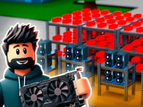 Jwèt ROBLOX: Bitcoin Miner! sou entènèt