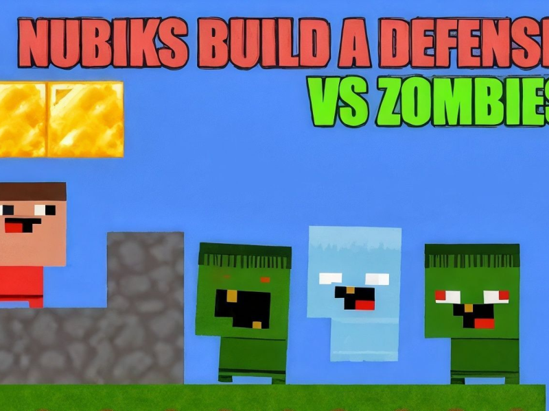 Jwèt Nubiks bati yon defans vs zonbi  sou entènèt
