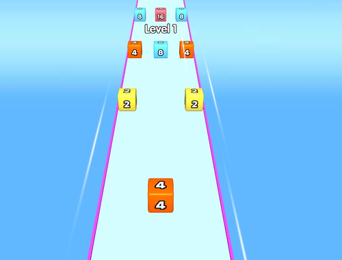 Jwèt Jelly Run nan 2048  sou entènèt